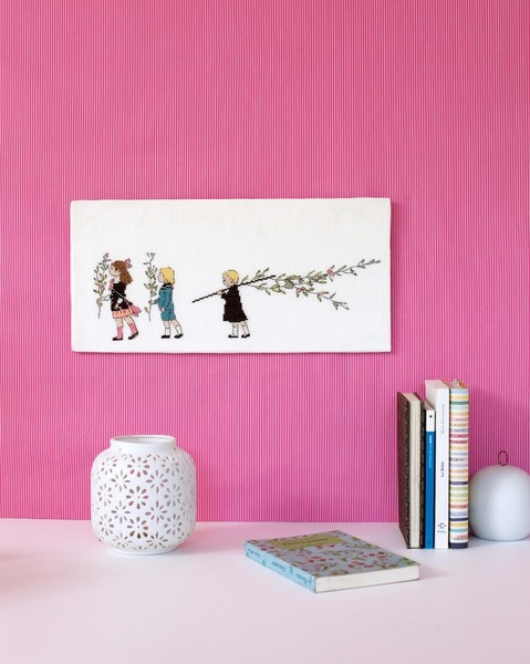 Tableau promenade au jardin