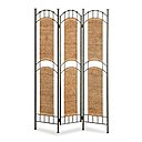 La toile de jute donne le vent en poupe au paravent Bandung. Cadre en fer. L.123 x H.183 cm. 109 €. Vente Unique.