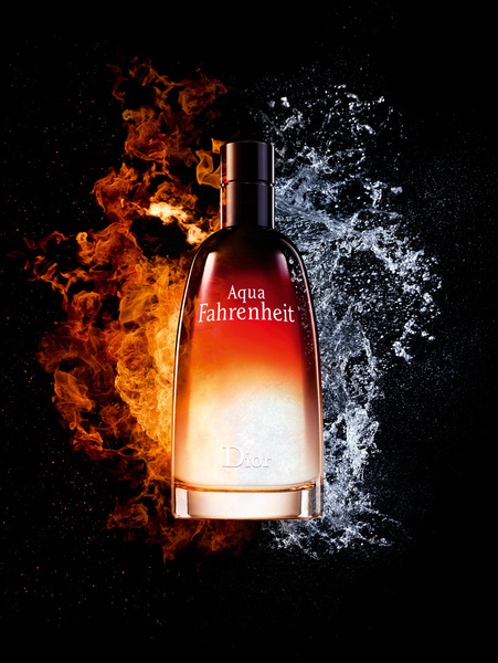 Jus à part entière avec une union très forte et étonnante entre le feu et l’eau, Aqua Fahrenheit, 75 ml, 62,67 €, Dior