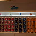 Le mur de plaquettes permet au client de matérialiser son achat et la prestation qu'il est en droit d'attendre