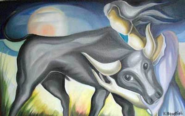 Peinture de Hubert Agostini