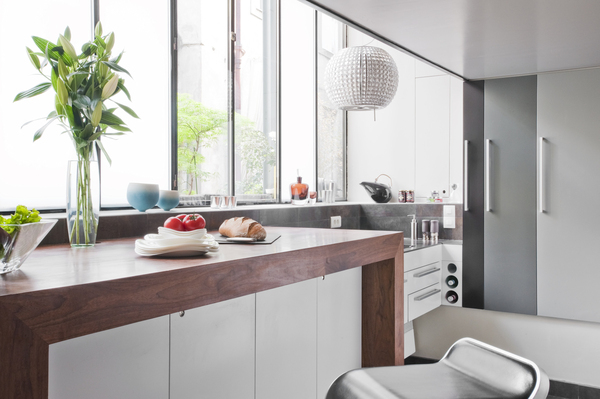 Cuisine et chambre communicante, une première !