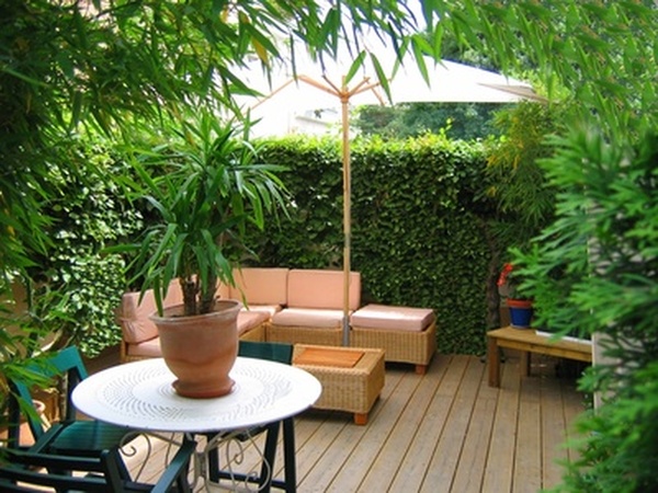 Une terrasse en bois
