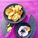 Des chips originales qui sont une invitation à plonger dans le dip avec gourmandise