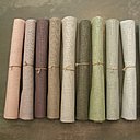 Etamines de lin 11 fils/m2 spécialement teintes pour La Croix & La Manière