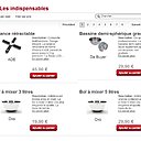 Des ustensiles bien sélectionnés