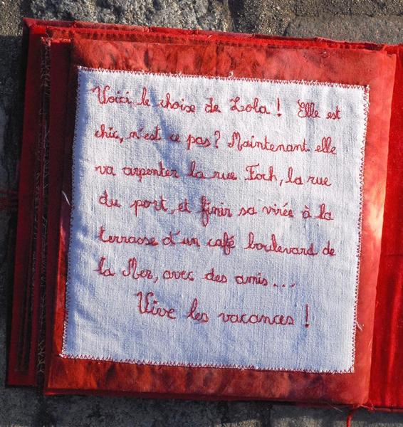 Les vacances textiles se racontent en textile