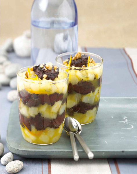 Un marbré non pas à base de chocolat, sinon de boudin noir et de poires pour une jolie entrée