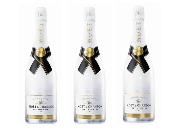 Révolutionnaire: Moët lance le Ice Impérial dans sa bouteille blanche, le premier champagne à boire avec des glaçons