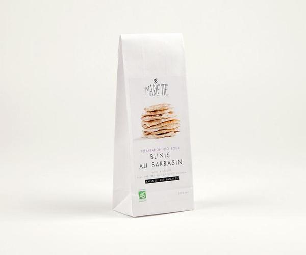 Préparation bio pour les deux sœurs de l'île de Ré avec par exemple les blinis au sarrasin, Marlette