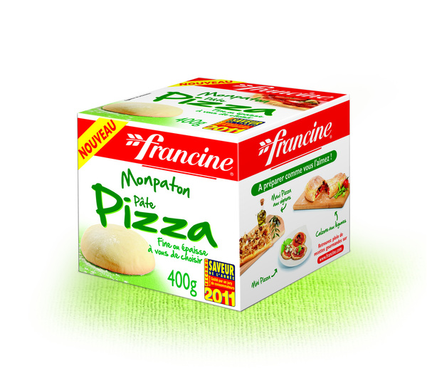 Paton de pâte tout prêt à étaler chez Francine; très belle texture à la cuisson