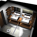 La mission de Charles-Eric Clouet d’Orval: une salle de bains optimisée pour 4 personnes au quotidien