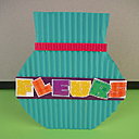 Objets déco en carton ondulé