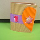 Objets déco en carton ondulé