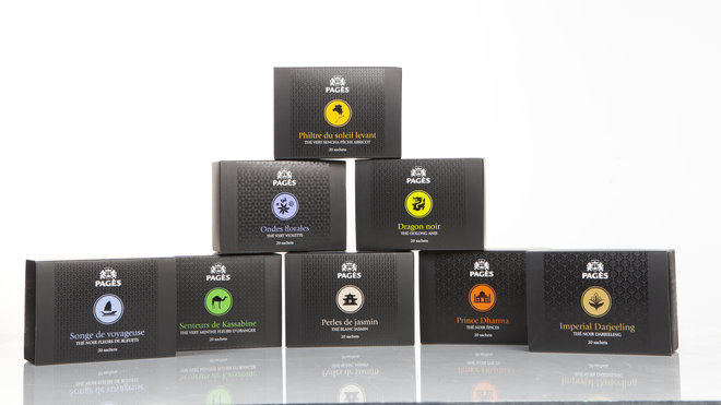Une belle gammes de 8 variétés de thés issus des quatre coins de la planète Une belle gammes de 8 variétés de thés issus des quatre coins de la planète