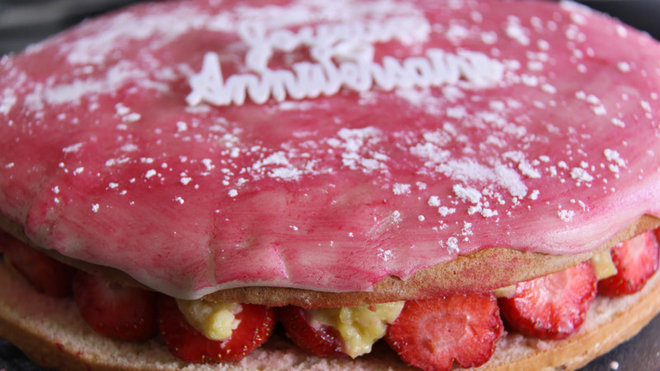 Soyez généreux de crème mousseline