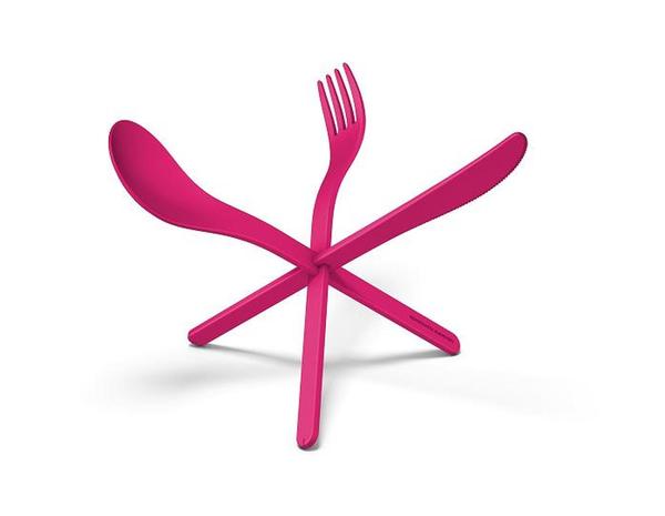 Un bouquet insolite pour dresser les couverts sur l’assiette. Join solo