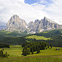La chaîne des Dolomites en Italie du Nord