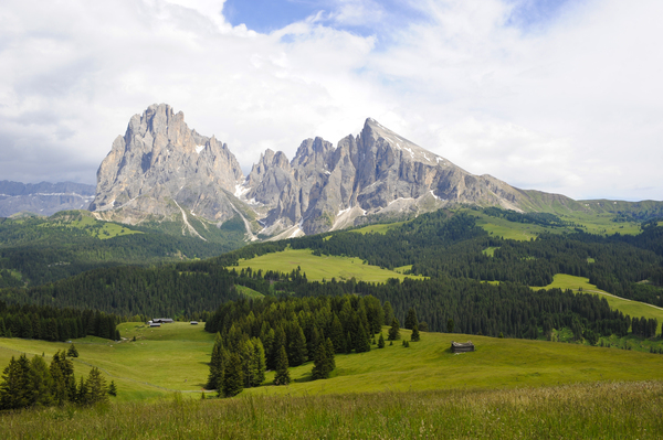 La chaîne des Dolomites en Italie du Nord