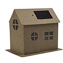 Une veilleuse maison « écolo », proposée en version brute à customiser. Lapadd