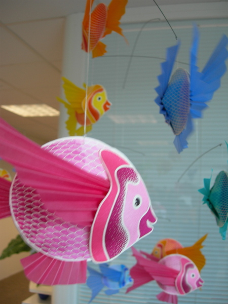 Poissons volants et pliage: tout un art