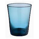 Verre turquoise Devon en verre sodalcalcique. 25 cl. 3.50 €.