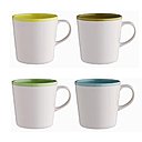 Ensemble de mugs Rex en grès émaillé. 15 €.