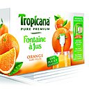 Pas moins de 3 litres de jus d'orange pour cette nouvelle fontaine à jus de Tropicana