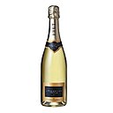 Bulles fines, arômes de fruits clairs et de fleurs blanches pour ce crémant d'Alsace Exception Chardonnay Crémant