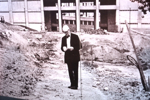 Le Corbu sur chantier