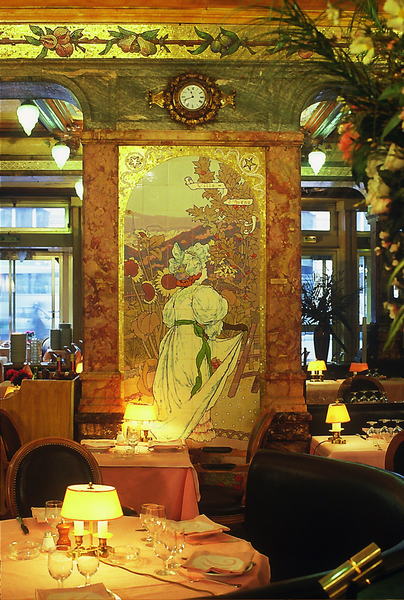 La décoration Art Nouveau n'a pas changée depuis l'origine