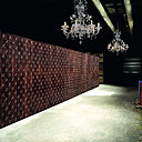 Le modèle « palissandre » fait partie de la collection « Couture ». Les 5 collections ont chacune 5 modèles qui deviennent peau d’architecture, vêtement d’espace, mur végétal, panneau vibrant  ou véritable paysage.