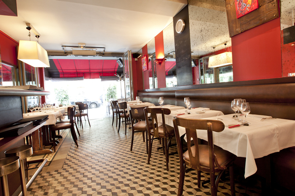 La salle sympathique, façon bistrot de quartier un peu chic