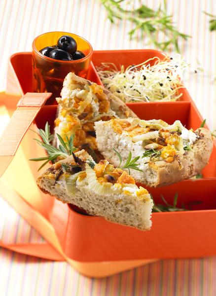 Fougasse au fenouil et mimolette