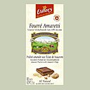 Fourré aux éclats de biscuits Amaretti, le nouveau chocolat Villars allie le chocolat au lait à l’onctuosité du praliné aux amandes.