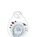 Femme lune façon babouchka