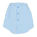 Une jupe boutonnée à réalisér dans une chemise d'homme