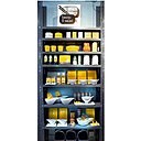 L’art culinaire asiatique concentré dans des étagères-buildings qui nous font voyager dans l’environnement asiatique.