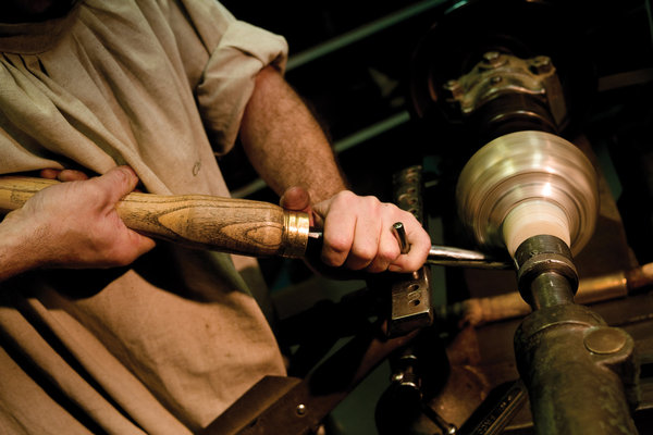 L'atelier de tournage des pièces