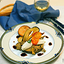 Savoureuse crème d’aubergine au Chavignol. A accompagner d’un Sancerre-Salon blanc. Recette du chef Jean-Michel Huard, Le Bourbonnoux. 44, rue Bourbonnoux- 18000 Bourges. Tel : 02 48 24 14 76.