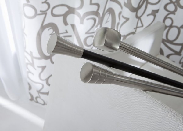 Des tringles originales et épurées en fer ou en métal chez Castorama.