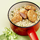 Produit tripier rouge, le ris d’agneau pané vous enchantera lors des repas d’hiver, accompagné d’un délicieux risotto.
