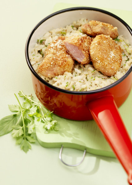 Produit tripier rouge, le ris d’agneau pané vous enchantera lors des repas d’hiver, accompagné d’un délicieux risotto.