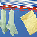 Le séchoir sur pieds Pegasus 180 (Leifheit) a une longueur d'étendage de 18 mètres.