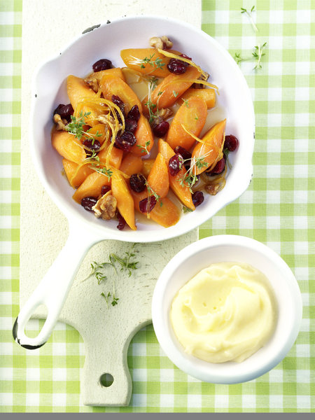 Des carottes originalement préparées, qui accompagneront viandes et poissons.