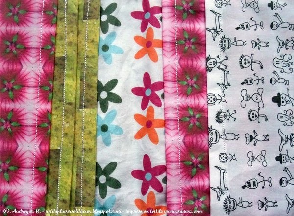 Tissus de Audrey Debruynes.