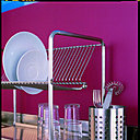 Egouttoir Ordning chez Ikea: en acier inoxydable désigné par Mikael Warnhammar. Convient aux grandes assiettes. Prix indicatif: 15,99 euros.