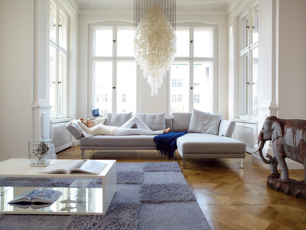 Un maximum de confort pour le modèle Sento de Rolf Benz. Une gamme de 230 tissus.