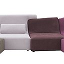 Canapé Confluences désigné par Philippe Nigro pour Ligne Roset : pour un canapé 3 places version unie : 2976 € - 4047 € pour un revêtement en tissu.