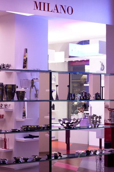 Les produits exhibés au grand public comme dans un musée.